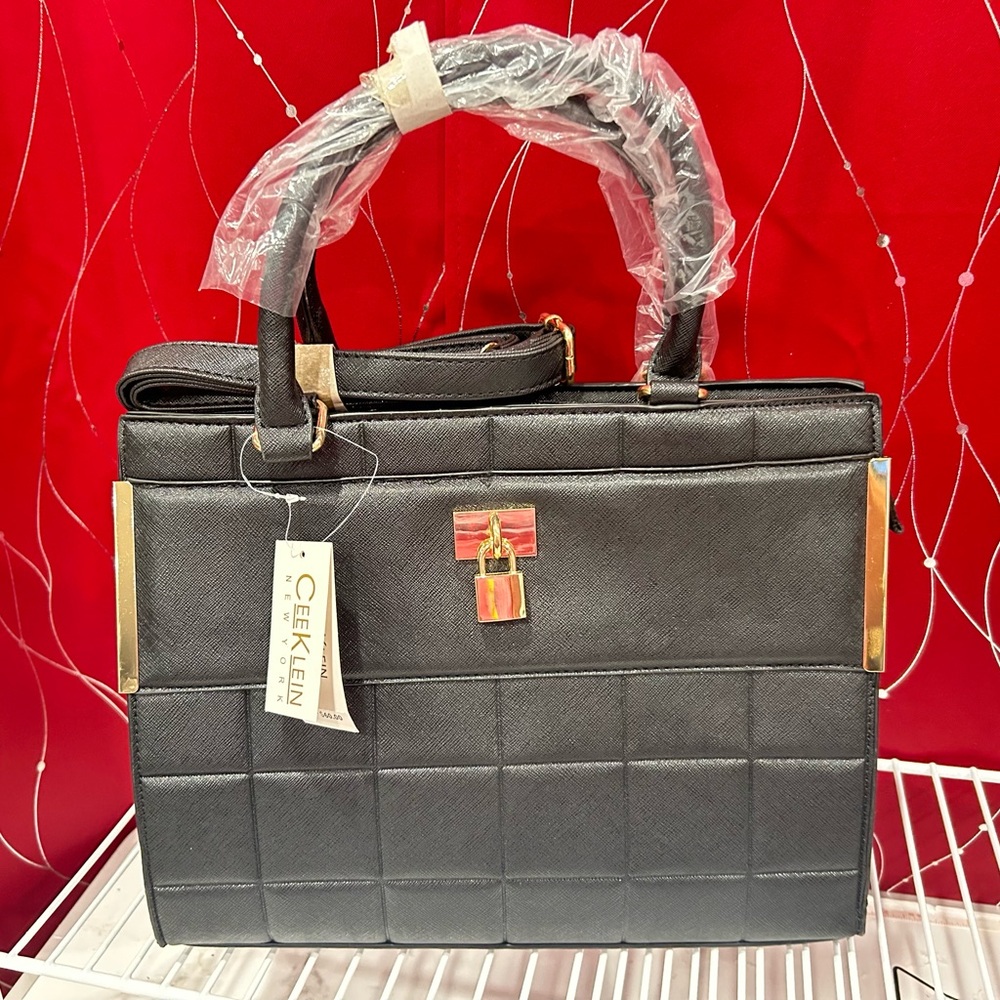 Black Quilted Women's CeeKlein New York Bag